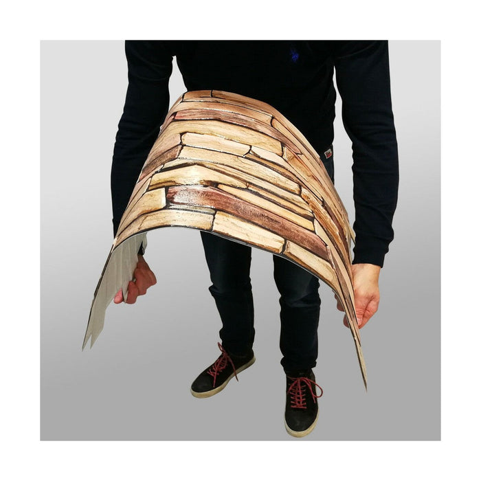 Ardesia - Pannelli parete in PVC finta Pietra decorazione parete 3D 98x48cm 2 Pz 1 Mq