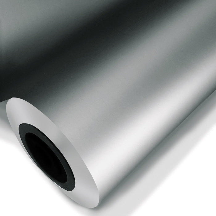 ARGENTO OPACO - Pellicola Metallizzata adesiva - 122cm di larghezza Misura: 122x1000 cm
