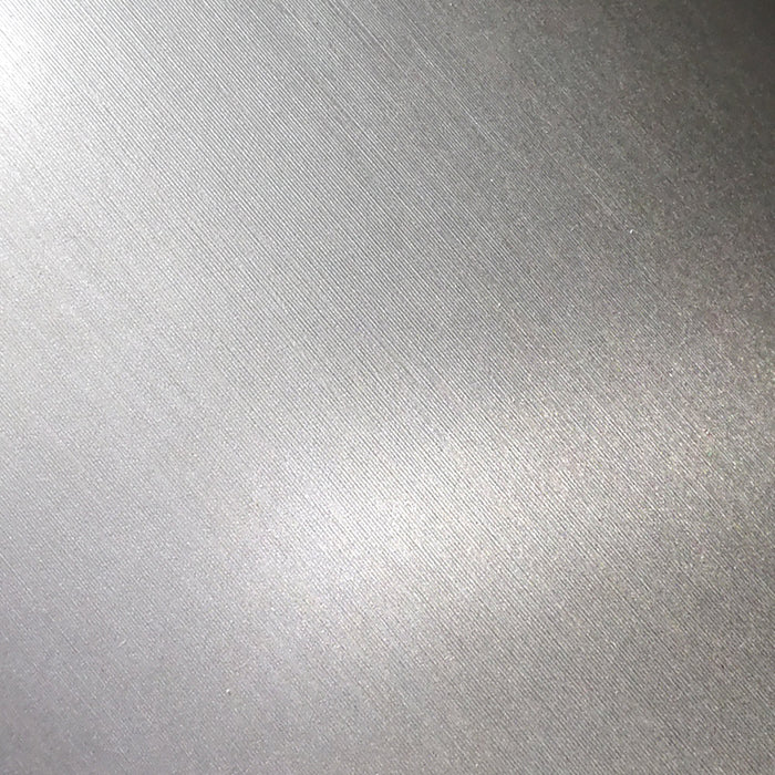 ARGENTO SPAZZOLATO - Pellicola decorativa adesiva larga base 122cm Misura: 122x300 cm