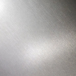 ARGENTO SPAZZOLATO - Pellicola decorativa adesiva larga base 122cm Misura: 122x100 cm