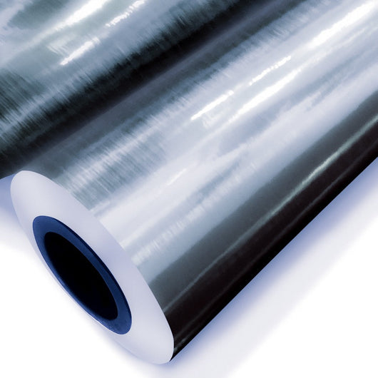 ARGENTO SPAZZOLATO - Pellicola Metallizzata adesiva - 122cm di base Misura: 122x1000 cm
