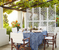 ATOM - Pannello in PVC traforato - Parasole Misura: 50x150 cm, Colore: bianco