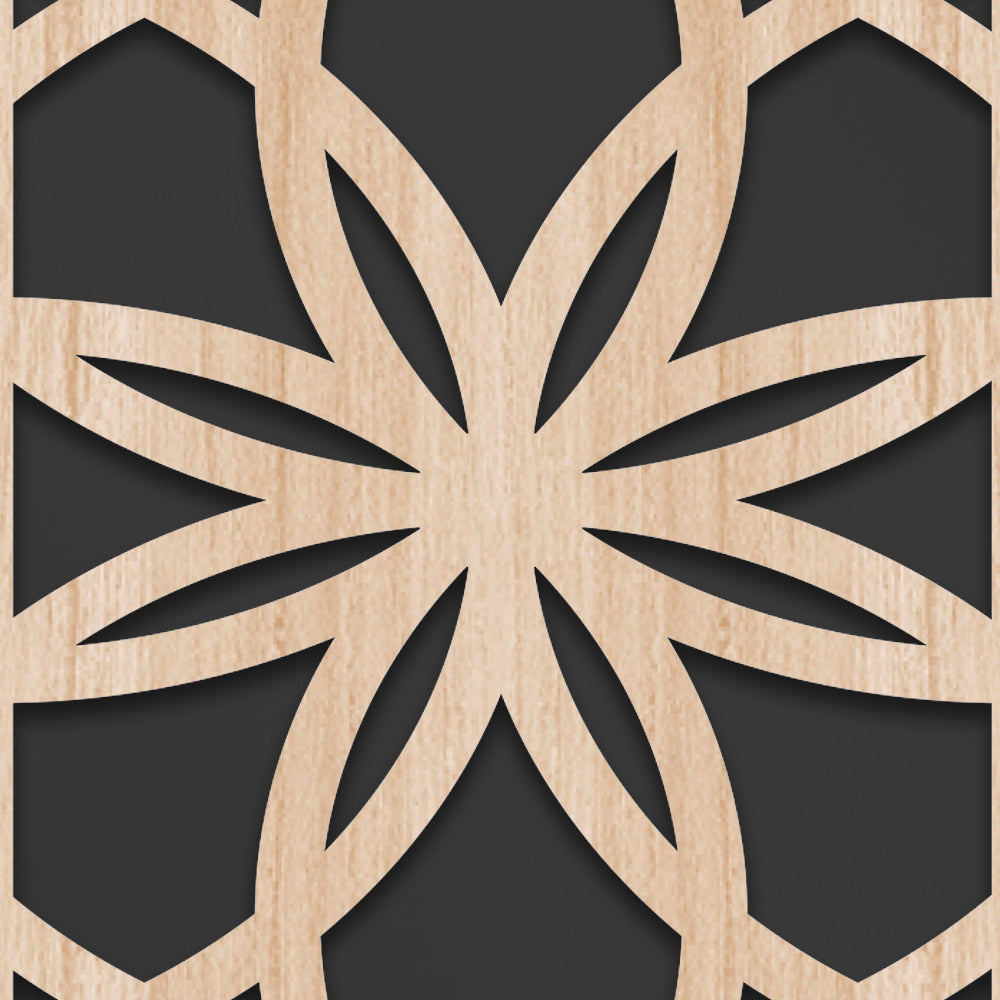 ATOMO 100x70 cm- Quadro arredo LASERCUT composito Legno e PVC Misura: 100x70 cm