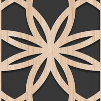 ATOMO 100x70 cm- Quadro arredo LASERCUT composito Legno e PVC Misura: 100x70 cm