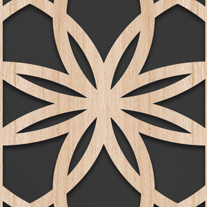 ATOMO 100x70 cm- Quadro arredo LASERCUT composito Legno e PVC Misura: 100x70 cm