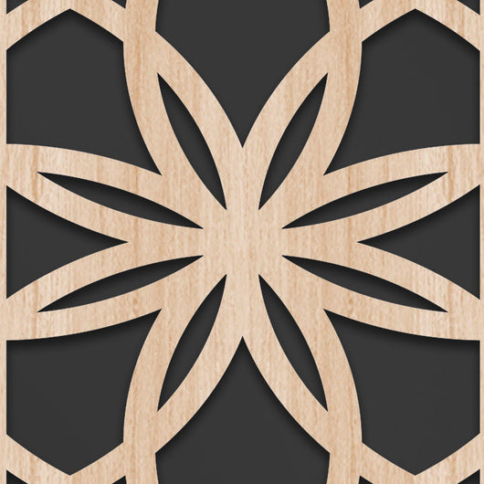 ATOMO 100x70 cm- Quadro arredo LASERCUT composito Legno e PVC Misura: 100x70 cm