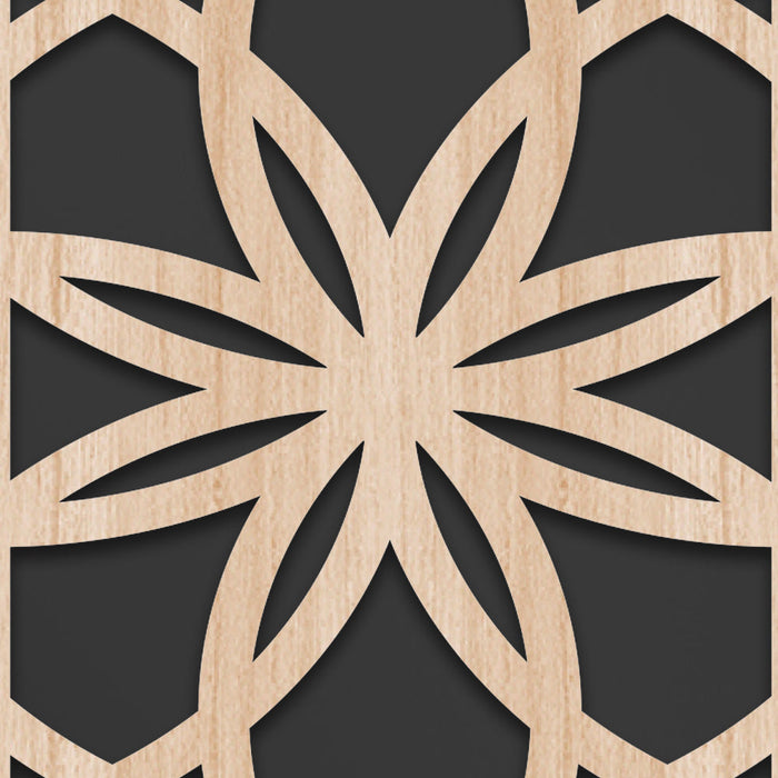 ATOMO 100x70 cm- Quadro arredo LASERCUT composito Legno e PVC Misura: 100x70 cm