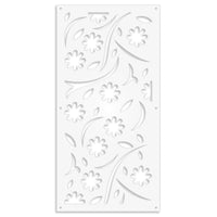 AUTUMN - Pannello in PVC traforato - Parasole Colore: bianco, Misura: 73x148 cm