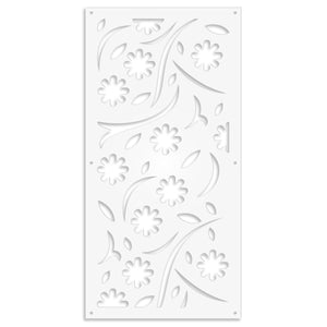 AUTUMN - Pannello in PVC traforato - Parasole Colore: bianco, Misura: 73x148 cm