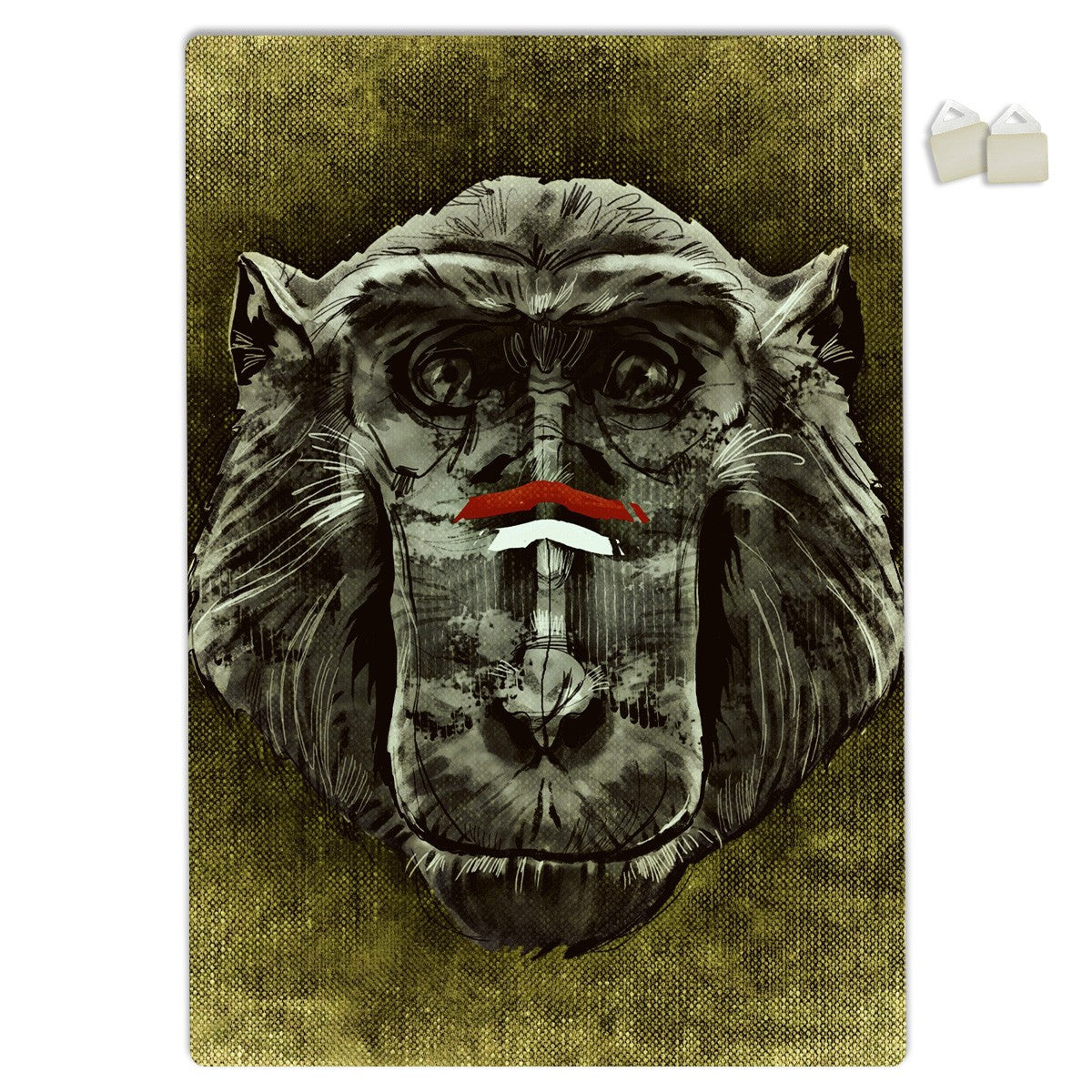 BABBUINO - POSTER in PVC da 3mm Misura: 70x100 cm