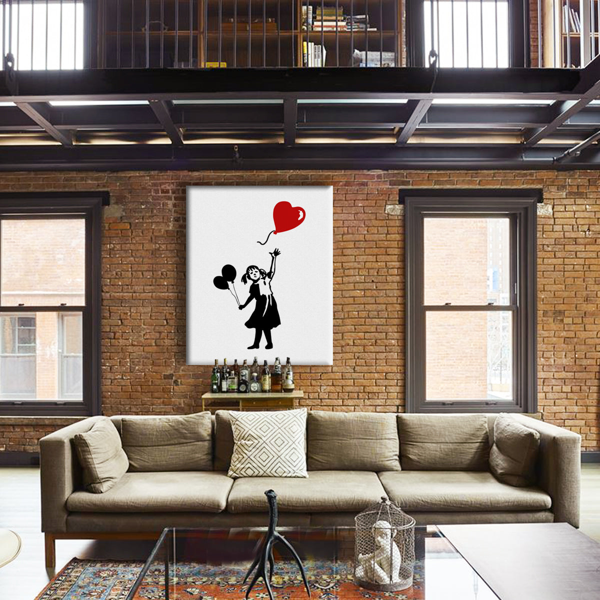 Babe -  Quadro Canvas Contemporaneo su telaio in legno Misura: 100x140 cm