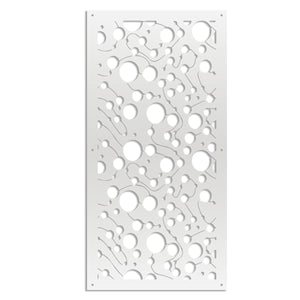 BAKTERIA- Pannello in PVC traforato - Parasole Colore: bianco, Misura: 50x150 cm