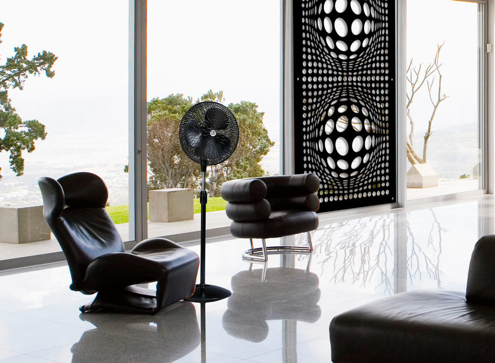 BALLS - Pannello in PVC traforato - Parasole Colore: nero, Misura: 98x198 cm