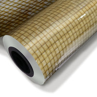 BAMBU STRIPS - Pellicola decorativa adesiva larga base 122cm Misura: 122x100 cm