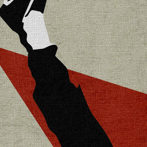 BANKSY - GRENADE SOCCER - Quadro Canvas su telaio in legno Misura: 100x100 cm