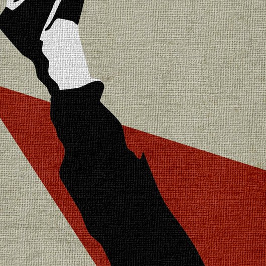 BANKSY - GRENADE SOCCER - Quadro Canvas su telaio in legno Misura: 100x100 cm