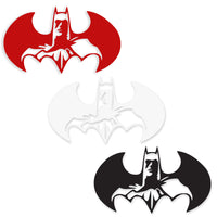 BATMAN - Adesivo murale wall sticker in vinile 55x95 cm Colore: bianco