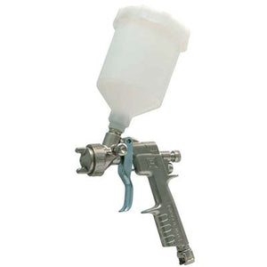 AEROGRAFO AC + SERBATOIO NYLON SUPERIORE ANILT 0,5 UGELLO MM 1,5 ATTACCO DADO CAPETTATO