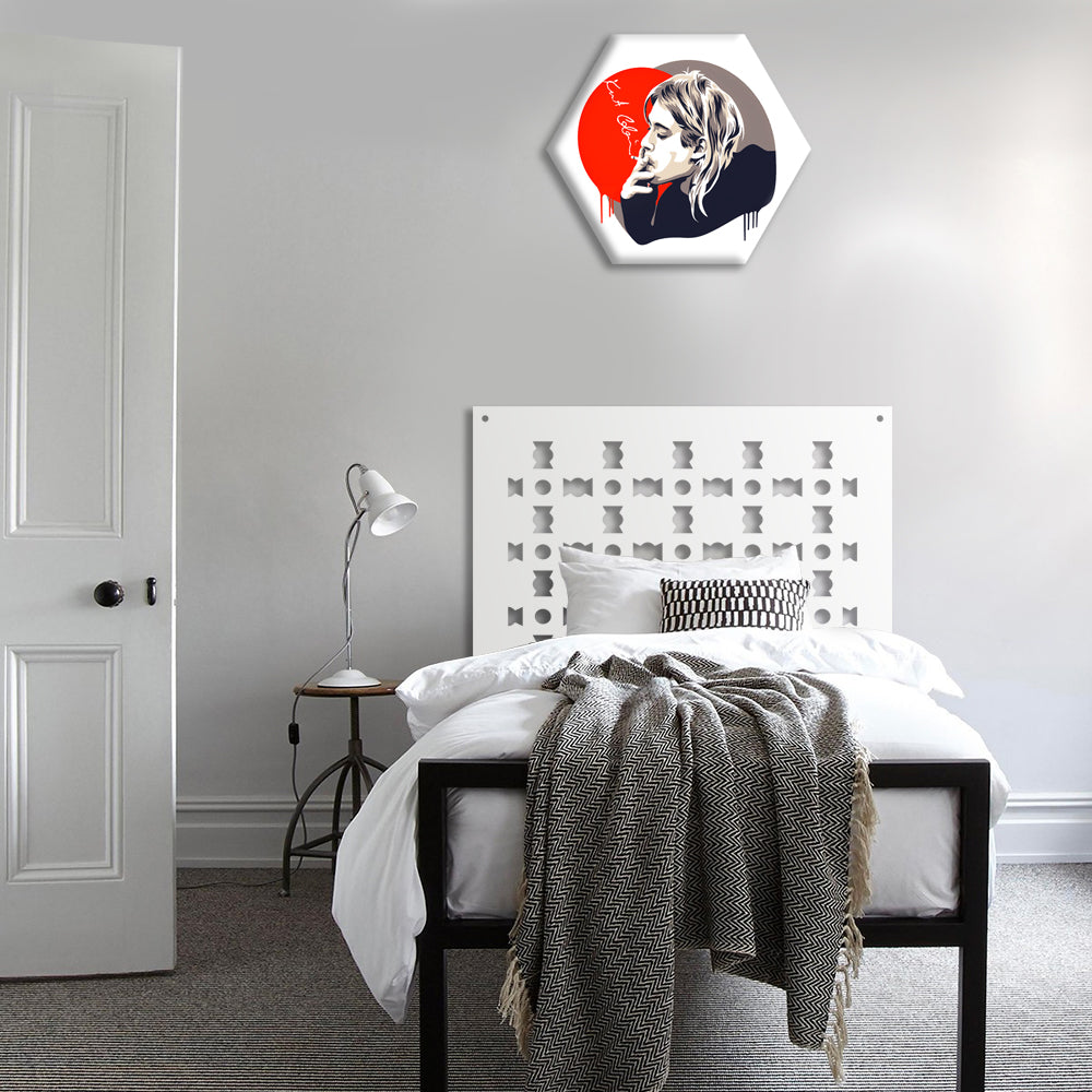 BISCUIT - Pannello in PVC traforato - Parasole Colore: bianco, Misura: 73x73 cm