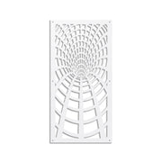 BLACK HOLE - Pannello in PVC traforato - Parasole Colore: bianco, Misura: 47x94 cm