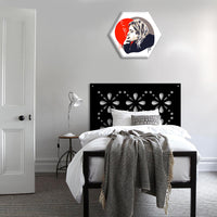 BLEE - Pannello in PVC traforato - Parasole Misura: 48x48 cm, Colore: nero