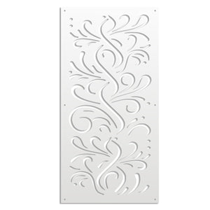 BLOW - Pannello in PVC traforato - Parasole Misura: 98x198 cm, Colore: bianco