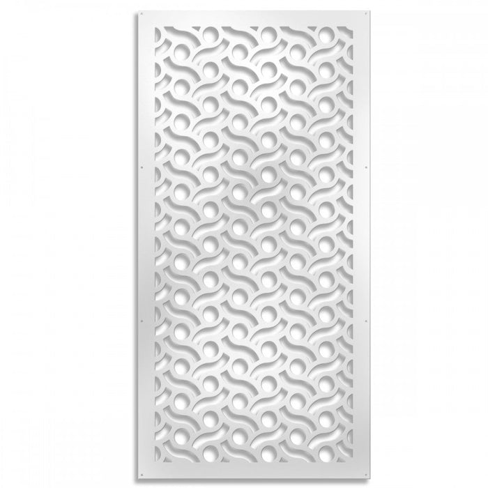 BODIES - Pannello in PVC traforato - Parasole Colore: bianco, Misura: 47x94 cm