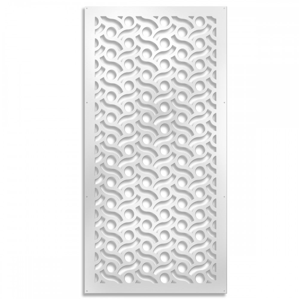 BODIES - Pannello in PVC traforato - Parasole Colore: bianco, Misura: 73x148 cm