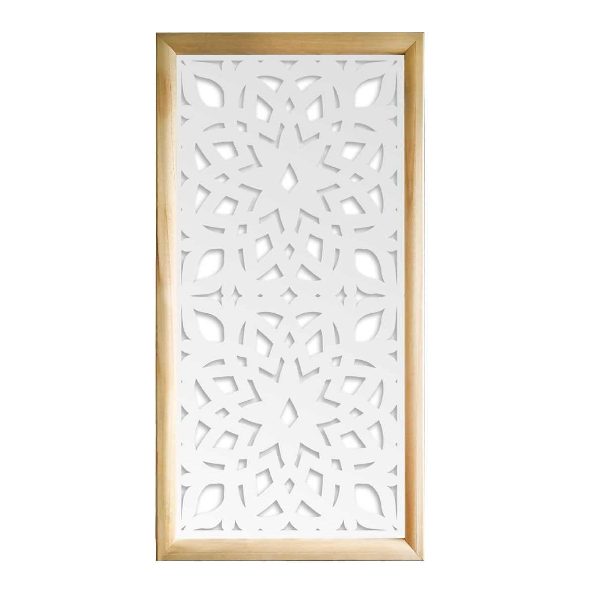 BOLERO - Moduli Decorativi in Legno e PVC Colore: bianco, Misura: 73x148 cm