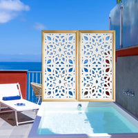 BOLERO - Moduli Decorativi in Legno e PVC Colore: bianco, Misura: 73x148 cm