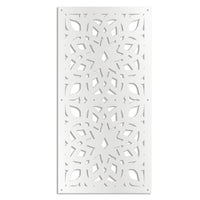 BOLERO - Pannello in PVC traforato - Parasole Colore: bianco, Misura: 73x148 cm