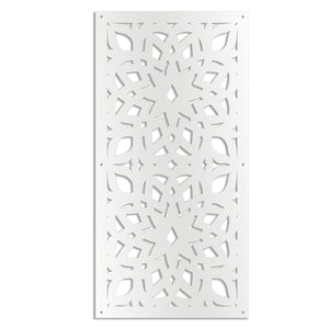 BOLERO - Pannello in PVC traforato - Parasole Colore: bianco, Misura: 73x148 cm