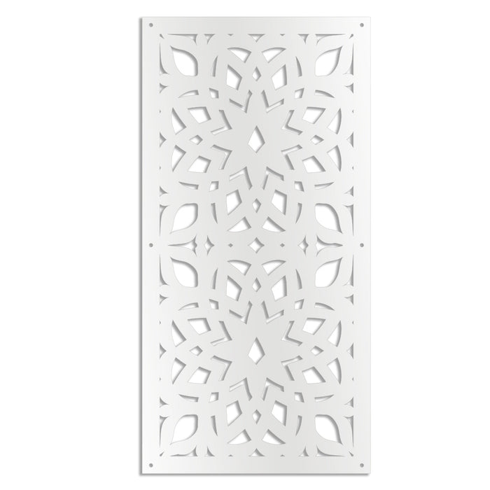 BOLERO - Pannello in PVC traforato - Parasole Colore: bianco, Misura: 73x148 cm