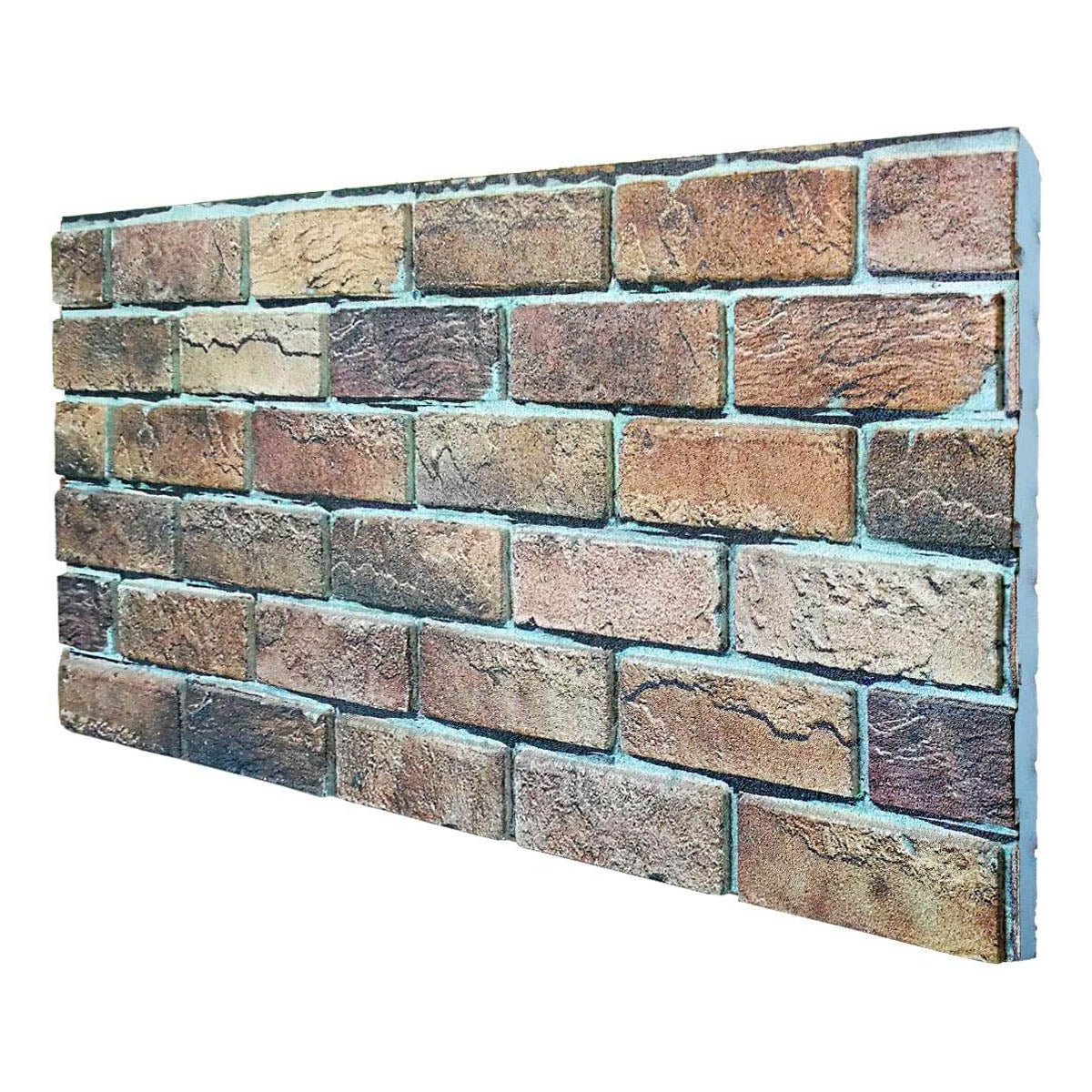 BORGO ITALIANO pannello finto mattone In EPS Resinato ruvido Misura 100x50 Cm Spessore 2 Cm