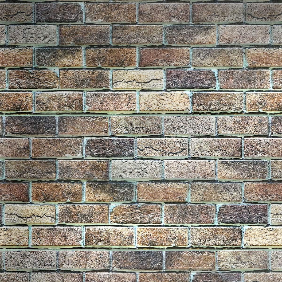 BORGO ITALIANO pannello finto mattone In EPS Resinato ruvido Misura 100x50 Cm Spessore 2 Cm