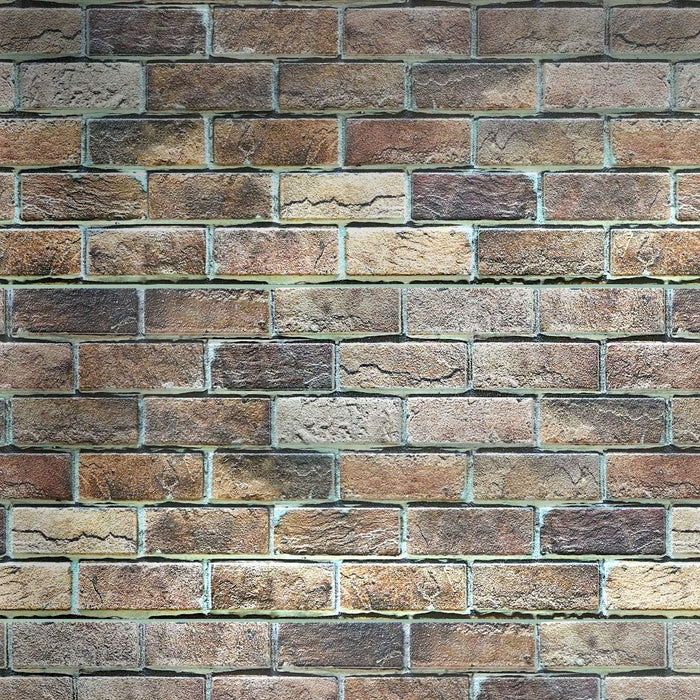 BORGO ITALIANO pannello finto mattone In EPS Resinato ruvido Misura 100x50 Cm Spessore 2 Cm