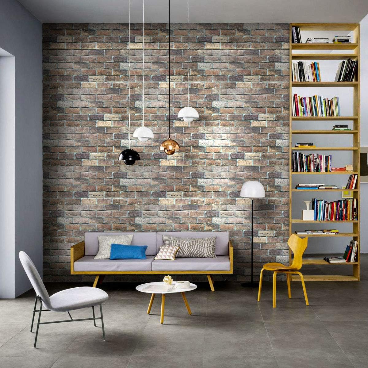 BORGO ITALIANO pannello finto mattone In EPS Resinato ruvido Misura 100x50 Cm Spessore 2 Cm