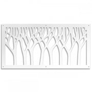 BOSCO - Pannello in PVC traforato - Parasole Misura: 73x148 cm, Colore: bianco