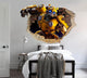Bumblebee - Adesivi murali parete 3D wall sticker cameretta bimbi Misura: 150x100 cm