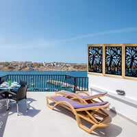 BUTTERFLY - Moduli Decorativi in Legno e PVC Misura: 73x73 cm, Colore: nero