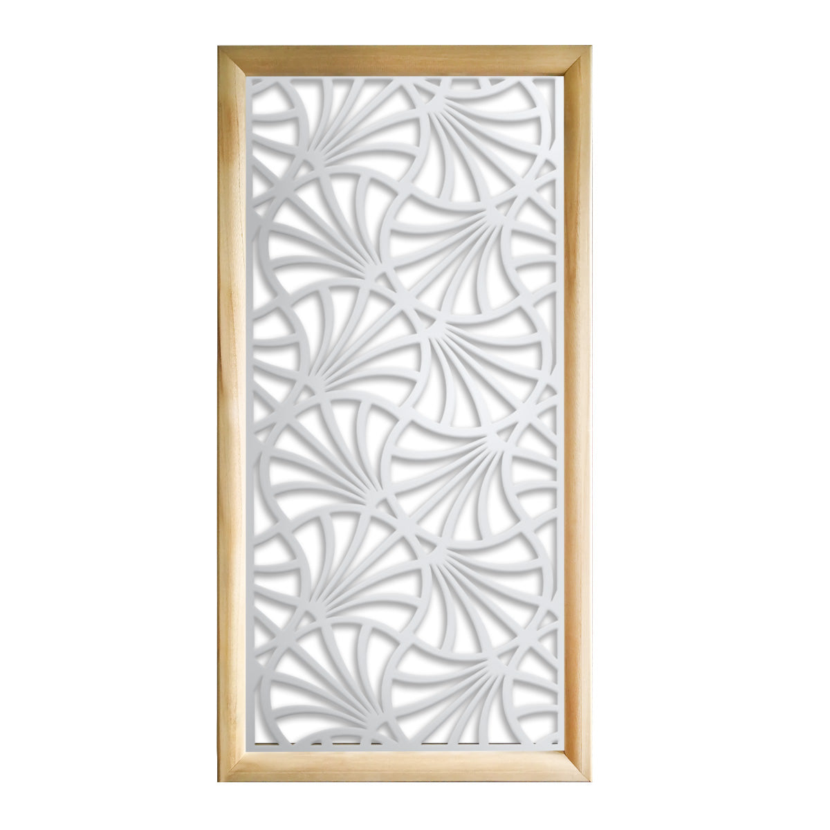 CAMPANE - Moduli Decorativi in Legno e PVC Colore: bianco, Misura: 73x148 cm