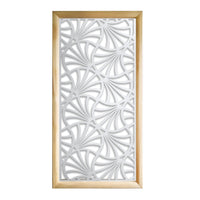 CAMPANE - Moduli Decorativi in Legno e PVC Colore: bianco, Misura: 73x148 cm