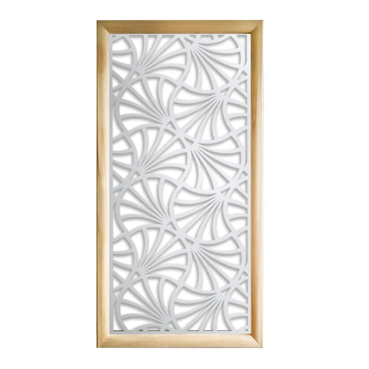 CAMPANE - Moduli Decorativi in Legno e PVC Colore: bianco, Misura: 73x148 cm