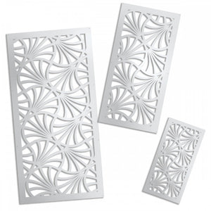 CAMPANE - Pannello in PVC traforato - Parasole Colore: bianco, Misura: 50x150 cm