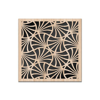 CAMPANE - Quadro arredo LASERCUT composito Legno e PVC Misura: 60x60 cm