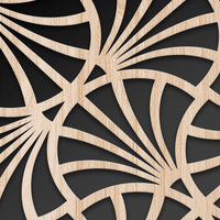 CAMPANE - Quadro arredo LASERCUT composito Legno e PVC Misura: 60x60 cm