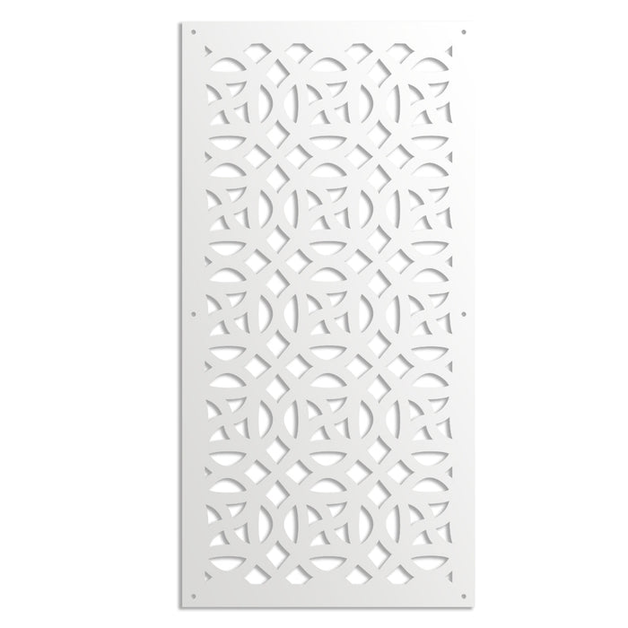 CANTERBURY - Pannello in PVC traforato - Parasole Colore: bianco, Misura: 50x150 cm