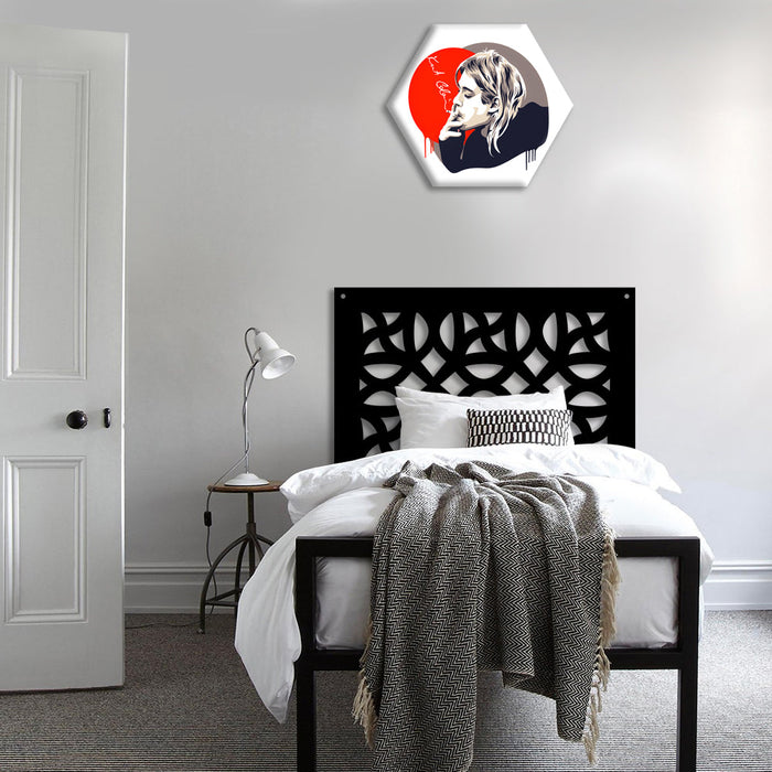 CANTERBURY - Pannello in PVC traforato - Parasole Colore: nero, Misura: 98x98 cm