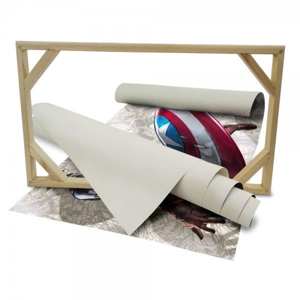 CAPITAN AMERICA - Fumetto - Quadro Canvas su telaio in legno Misura: 70X50 cm