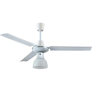 VENTILATORE DA SOFFITTO INDUSTRIAL + LUCE EFFEBIANCO VOLT 230 WATT 65 CM 120 VEL 5 + INV